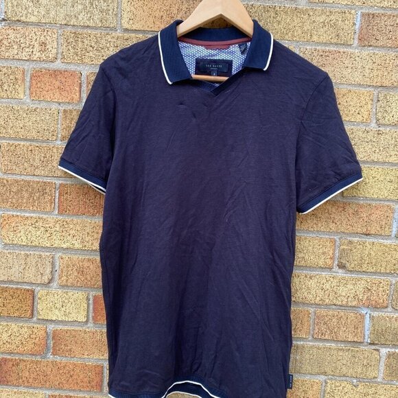 Ted Baker London Polo T Shirt Size 2 - Picture 4 of 5